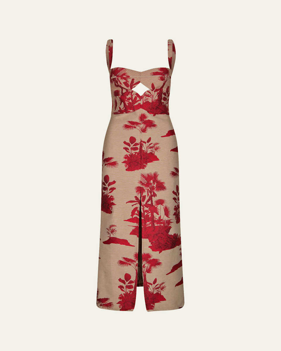 Black Tie Keyhole Dress